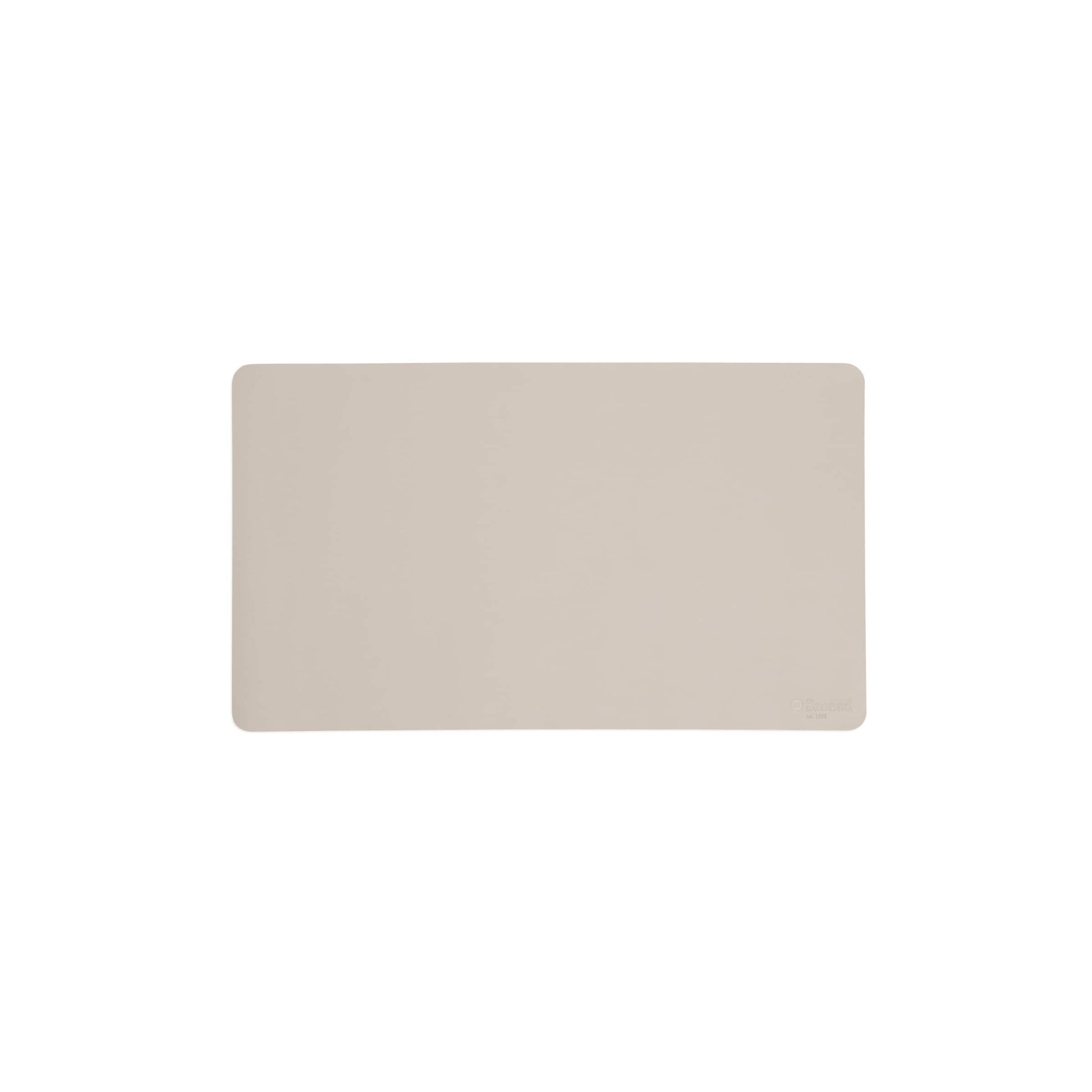 Vegan Leather Desk Pad, Sandstone Color, 23.6"X13.7" Size, Set of 1, 086486648363