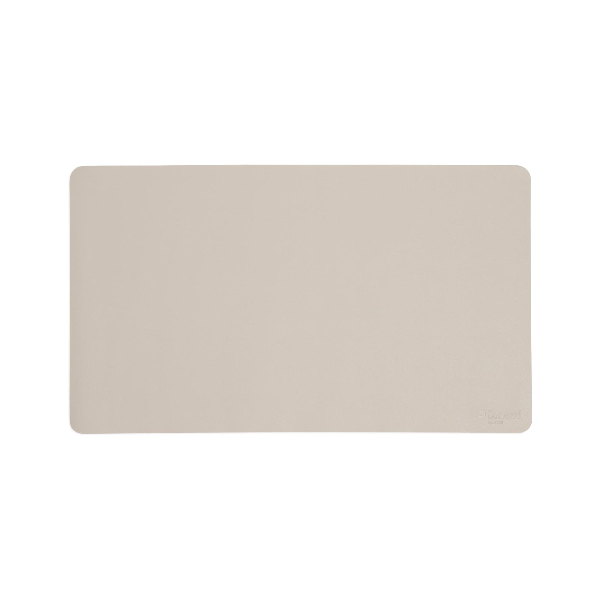 Vegan Leather Desk Pad, Sandstone Color, 23.6"X13.7" Size, Set of 1, 086486648363