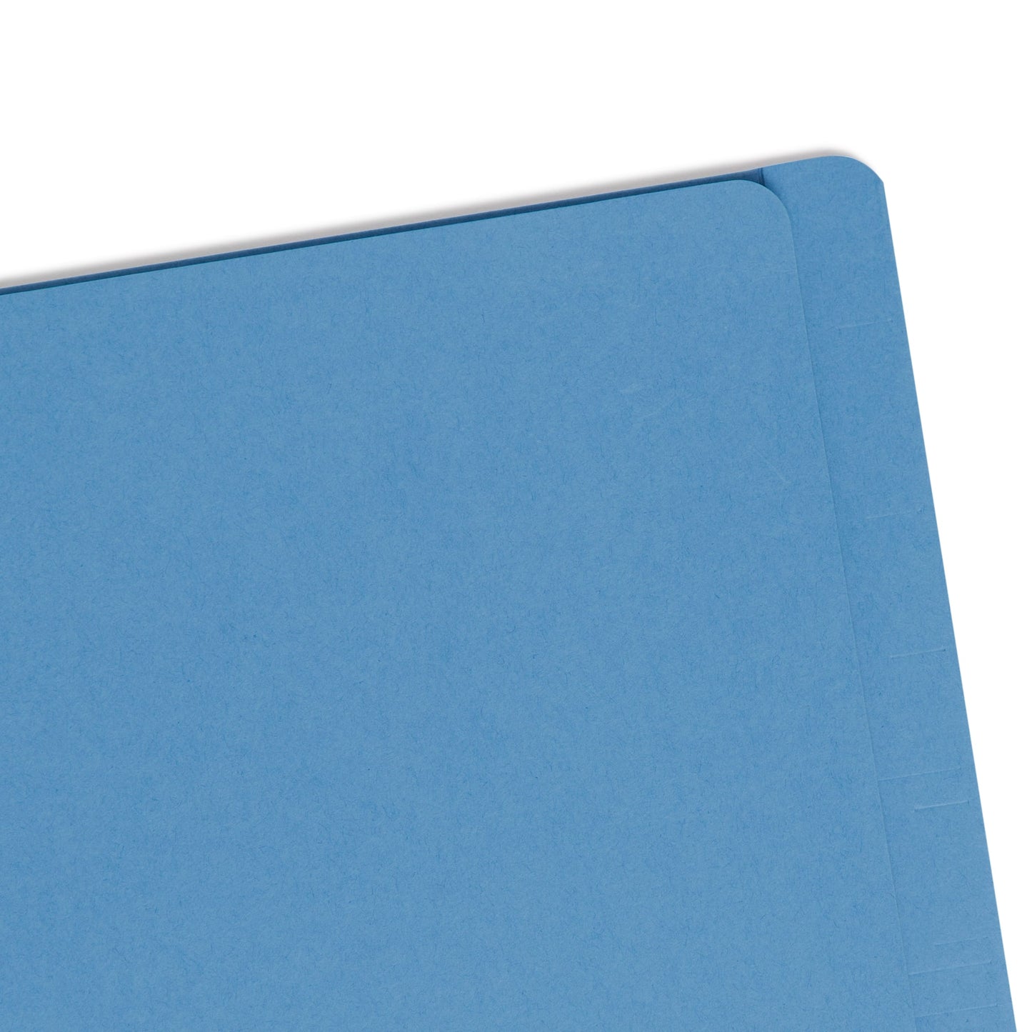 End Tab Classification File Folders, Straight-Cut Tab, 2 inch Expansion, 2 Dividers, Blue Color, Letter Size, Set of 10, 30086486268364