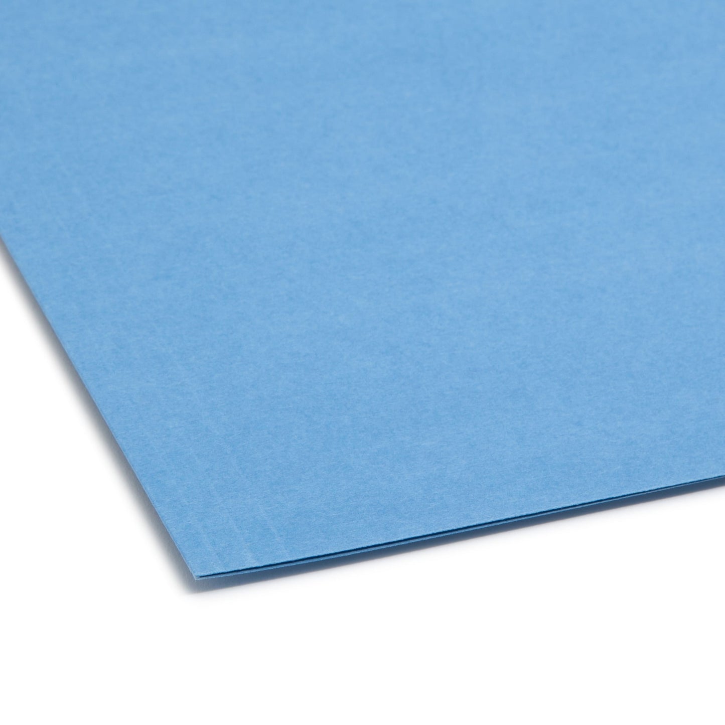 100% Recycled Reinforced Tab Fastener File Folders, Blue Color, Letter Size, Set of 50, 086486120418