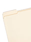 Reinforced Tab File Folders, 1/3-Cut Tab, Manila Color, Letter Size, Set of 100, 086486103343