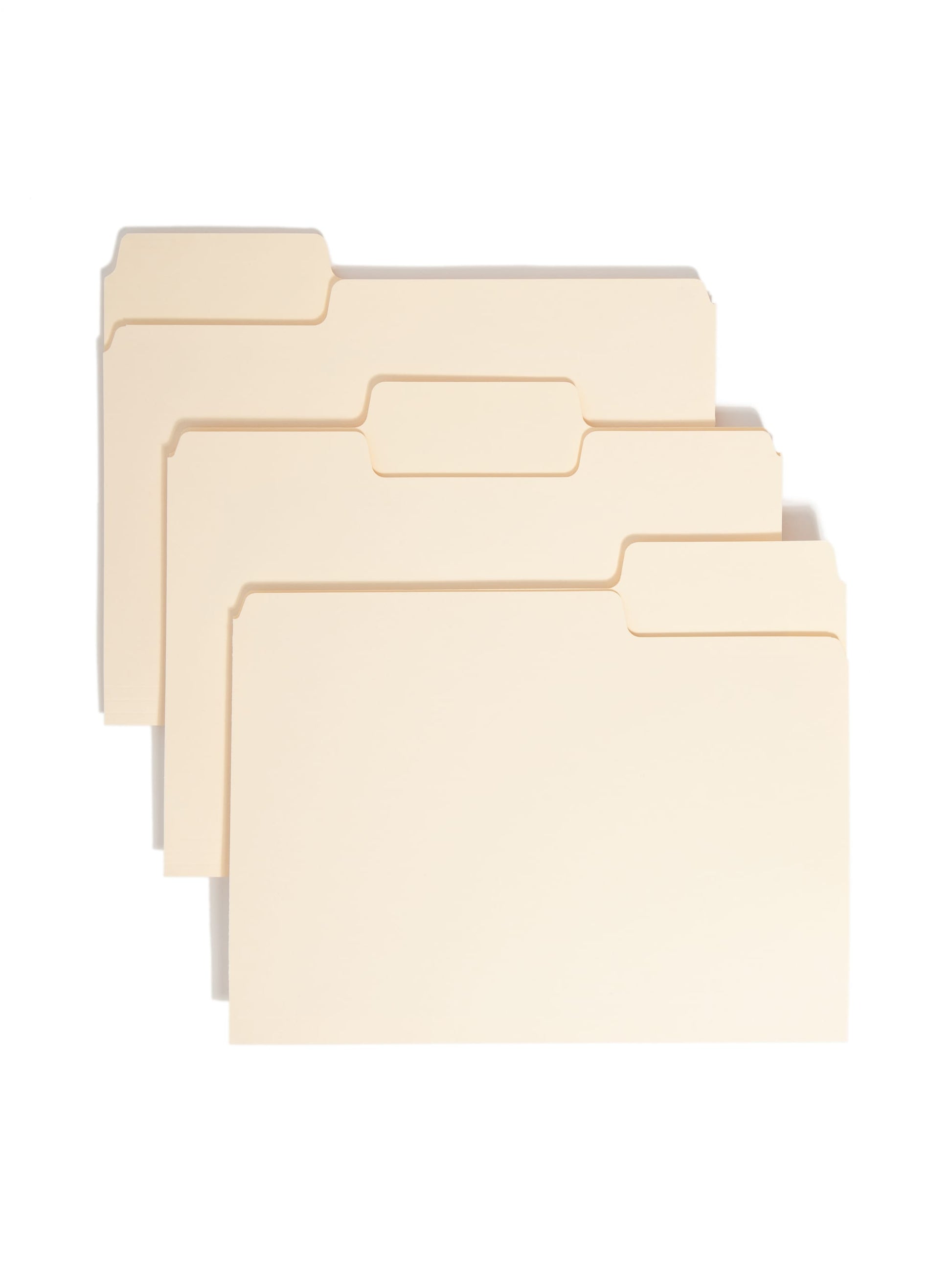 SuperTab® File Folders, 1/3-Cut Tab, Manila Color, Letter Size, Set of 24, 086486119207