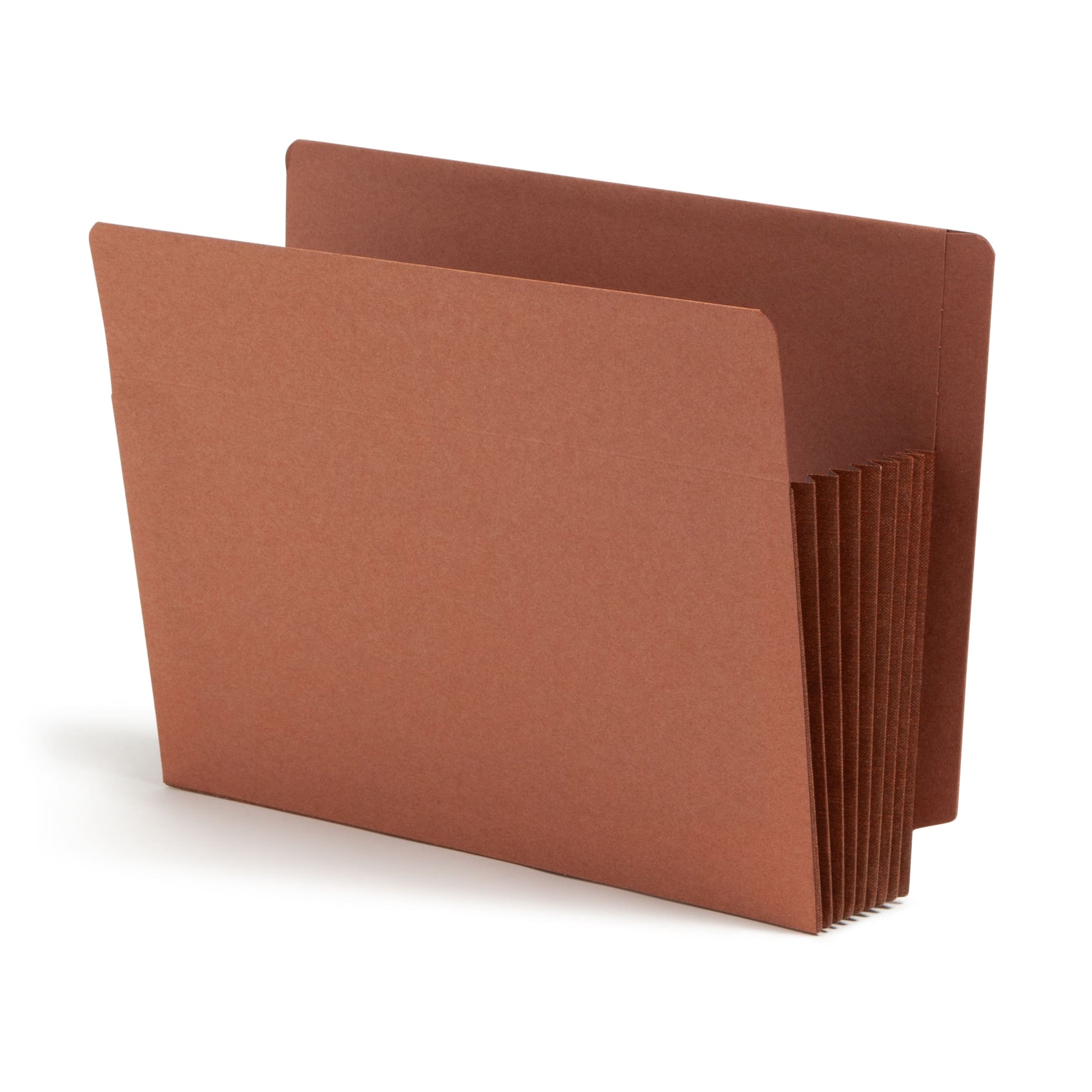 TUFF® Extra-Wide Reinforced End Tab File Pockets, Straight-Cut Tab, 7 inch Expansion, Redrope Color, Extra Wide Letter Size, Set of 1, 30086486737952