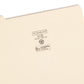 Reinforced Tab File Folders, 1/5-Cut Tab, Manila Color, Letter Size, Set of 100, 086486103565