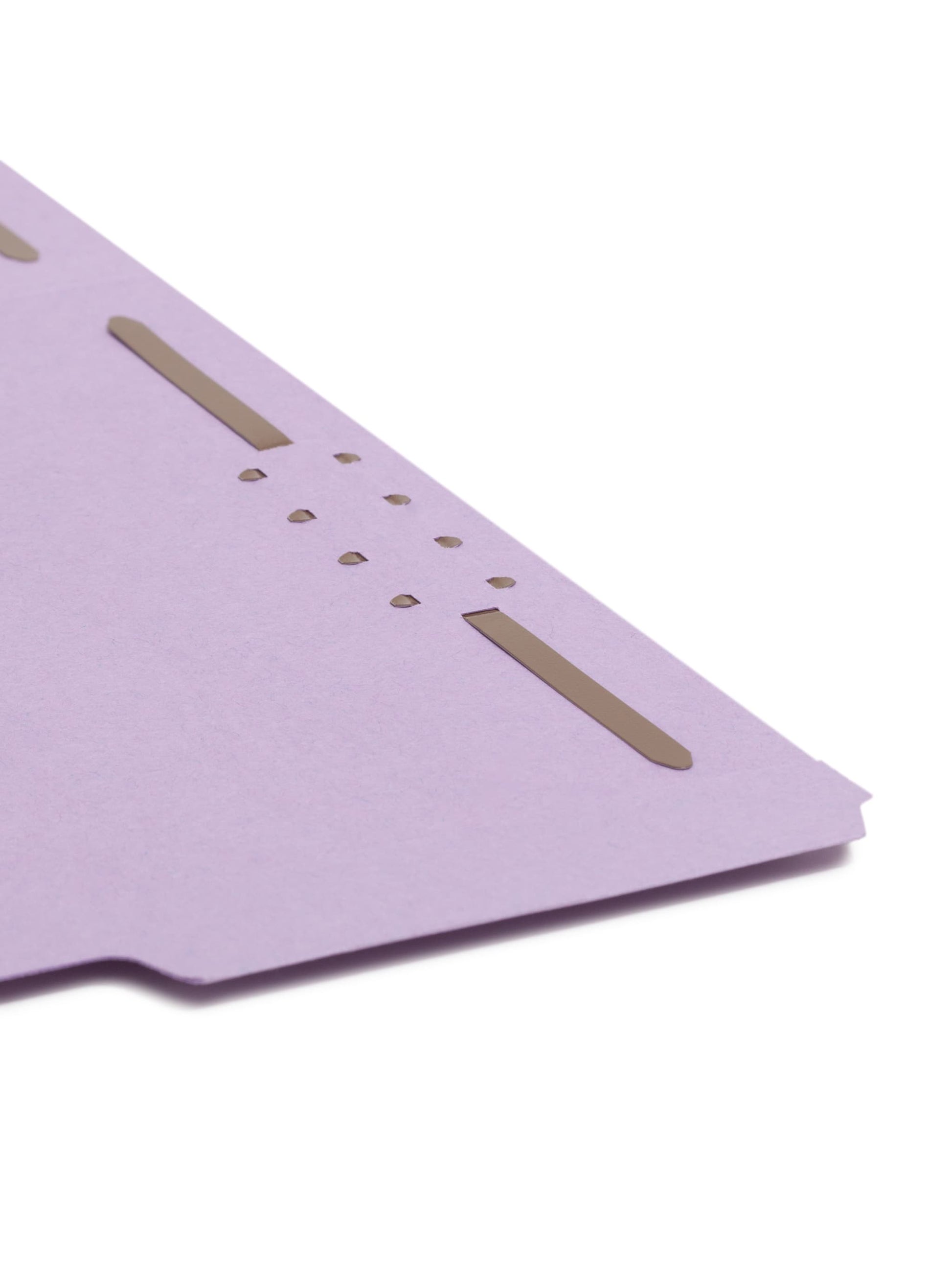 Reinforced Tab Fastener File Folders, 1/3-Cut Tab, 2 FastenersReinforced Tab Fastener File Folders, 1/3 Cut, Lavender, Letter, Lavender, Letter Size, Set of 50, 086486124409
