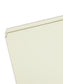 Pressboard File Folder, Straight-Cut Tab, 1 inch Expansion, Gray/Green Color, Letter Size, Set of 25, 086486132008