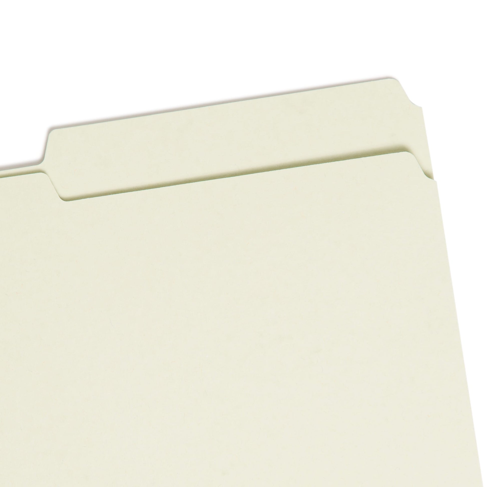 SafeSHIELD® Pressboard Fastener File Folders, 2 inch Expansion, 2/5-Cut Right Tab, Gray/Green Color, Legal Size, Set of 25, 086486199209