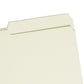 SafeSHIELD® Pressboard Fastener File Folders, 2 inch Expansion, 2/5-Cut Right Tab, Gray/Green Color, Legal Size, Set of 25, 086486199209