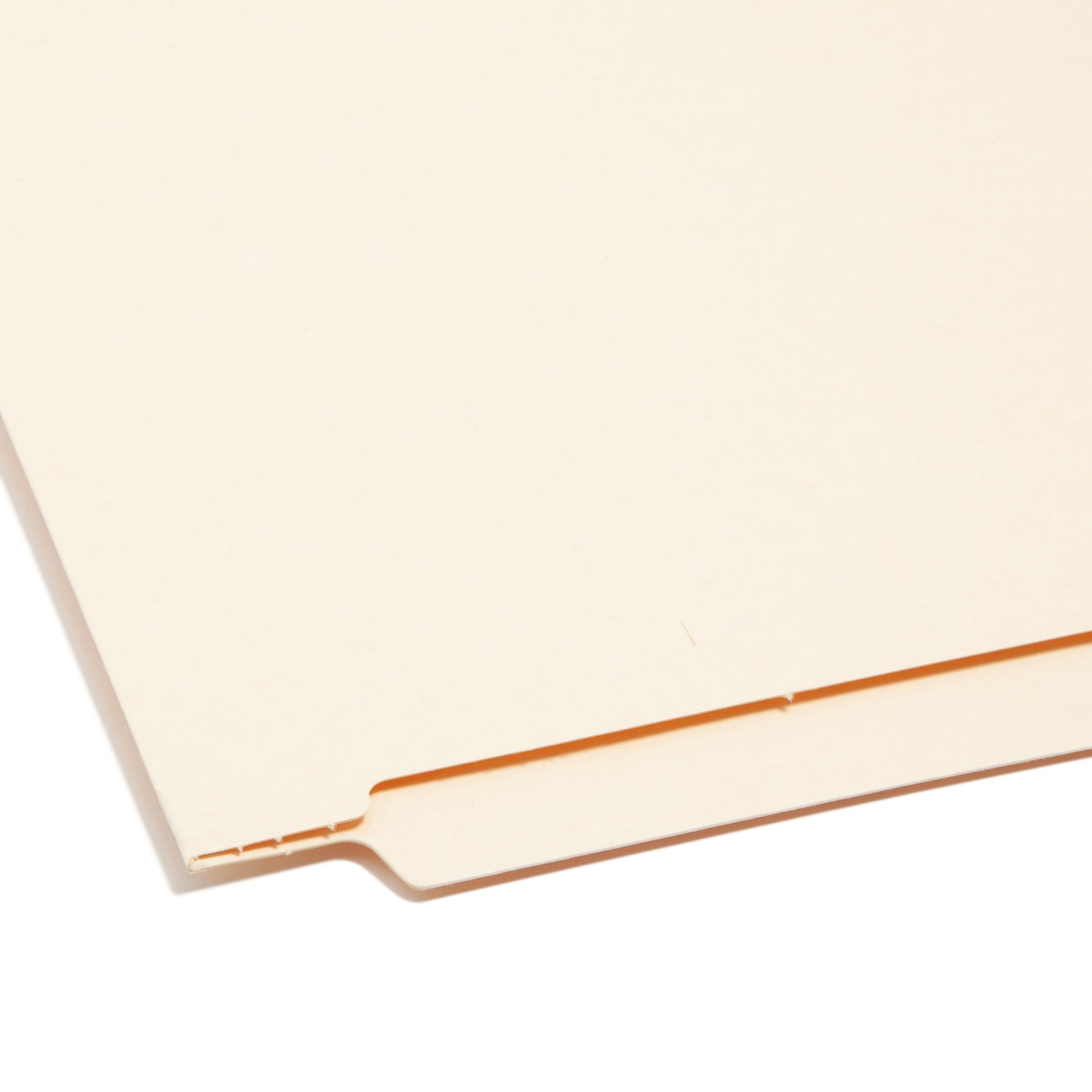 Shelf-Master® Reinforced End Tab Fastener File Folders, Straight-Cut Tab, 2 Fasteners, Bi-lingual, Manila Color, Letter Size, Set of 50, 086486246002
