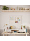 Decor Frame Linen Bulletin Board, White, Brown, 30" x 20", 3 x 2, Brown, 30" X 20" Size, Set of 1, 817894020744