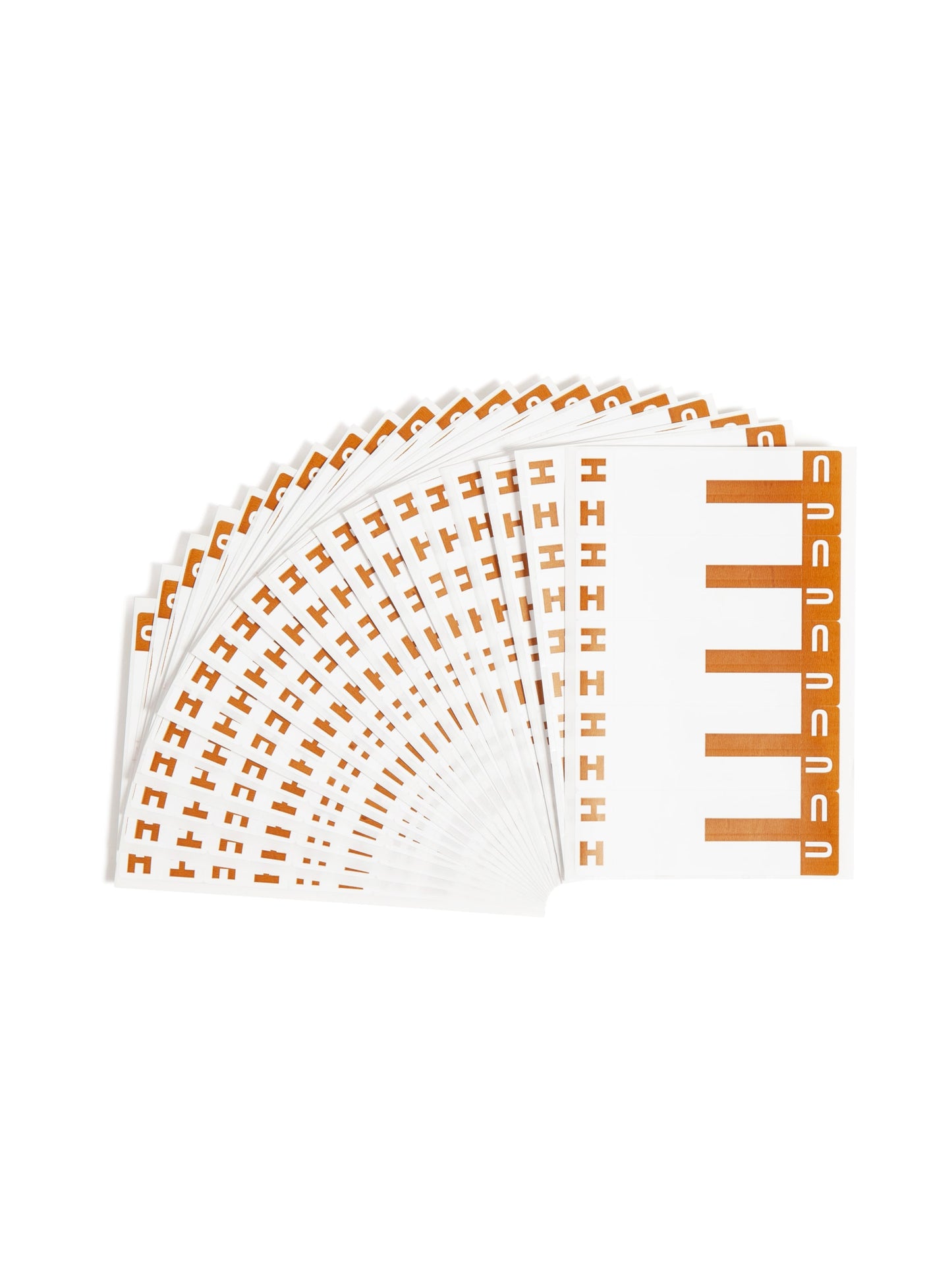AlphaZ® NCC Color-Coded Name Labels - Sheets, Dark Brown Color, 3-5/8" X 1-5/32" Size, Set of 1, 086486671590