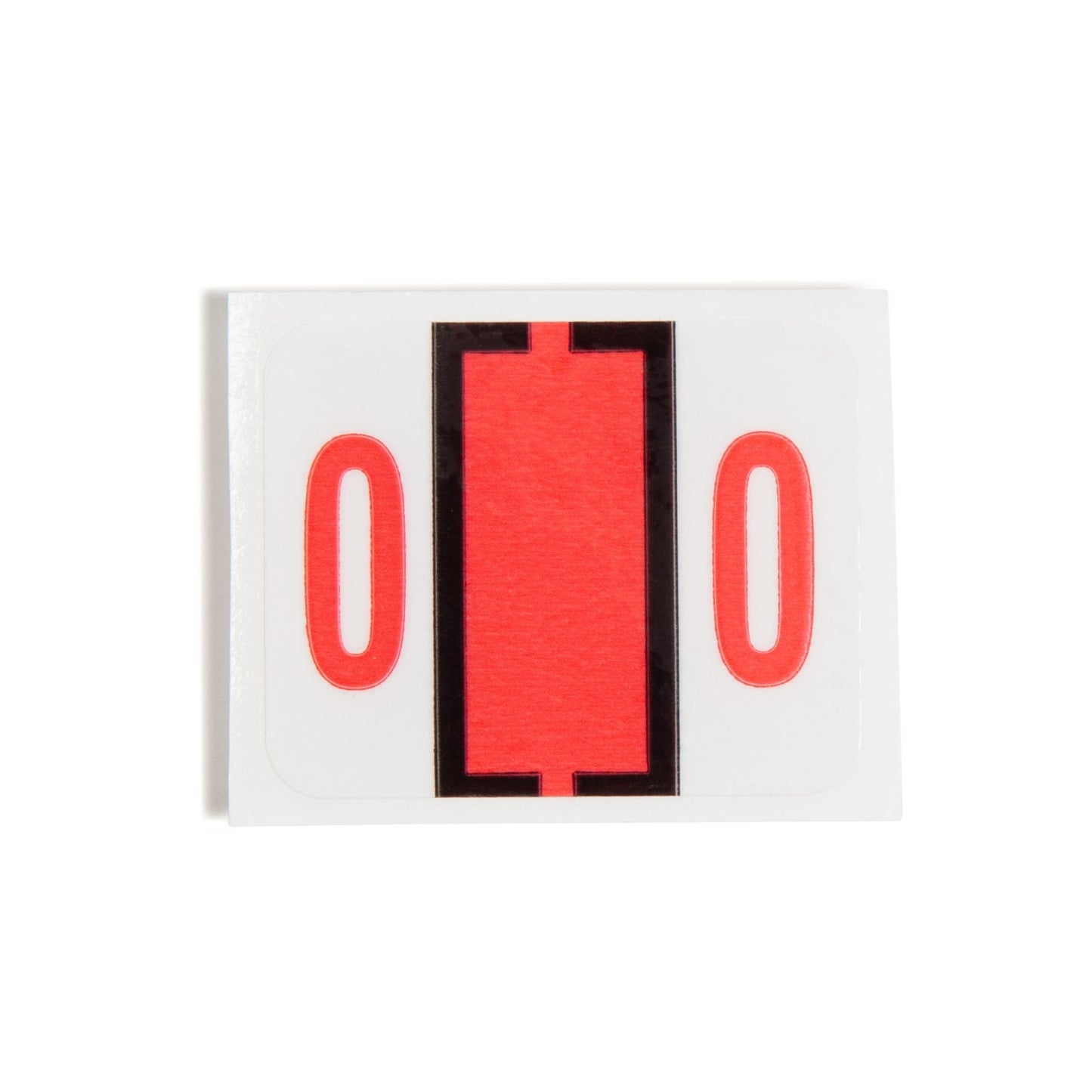 BCCRN Bar Style Color-Coded Numeric Labels, 0-9 Rolls, Pink Color, 1-1/4" X 1" Size, Set of 50, 086486673709