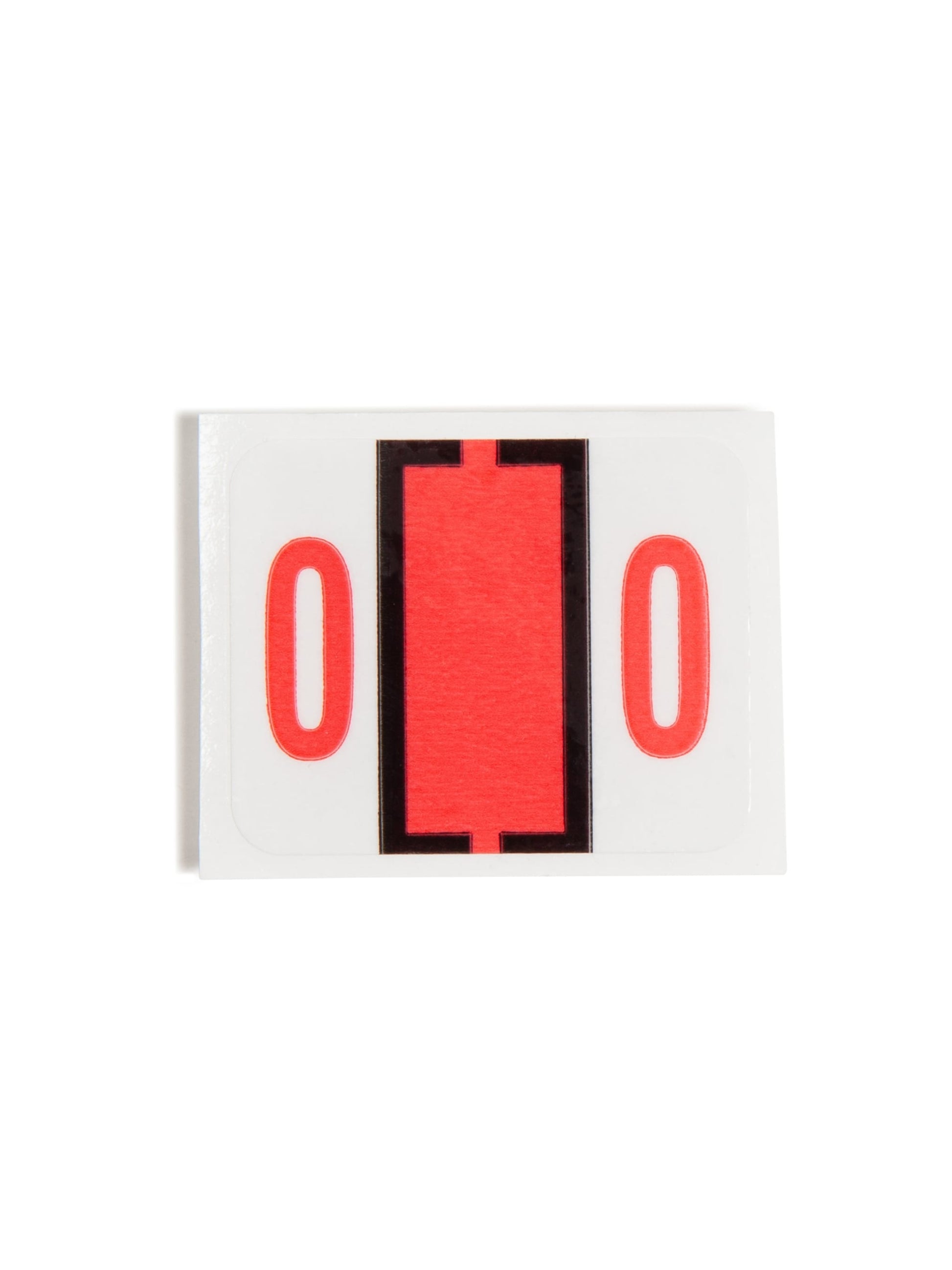 BCCRN Bar Style Color-Coded Numeric Labels, 0-9 Rolls, Pink Color, 1-1/4" X 1" Size, 
