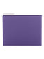 Standard Hanging File Folders with 1/3-Cut Tabs, Purple Color, Letter Size, 