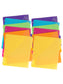 Three-Ring Binder Poly Index Dividers, 6 Dividers Each, 1/3-Cut Tabs, Assorted Colors Color, Letter Size, Set of 1, 086486894203