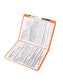 Reinforced Tab File Folders, Straight-Cut Tab, Orange Color, Letter Size, Set of 100, 086486125109