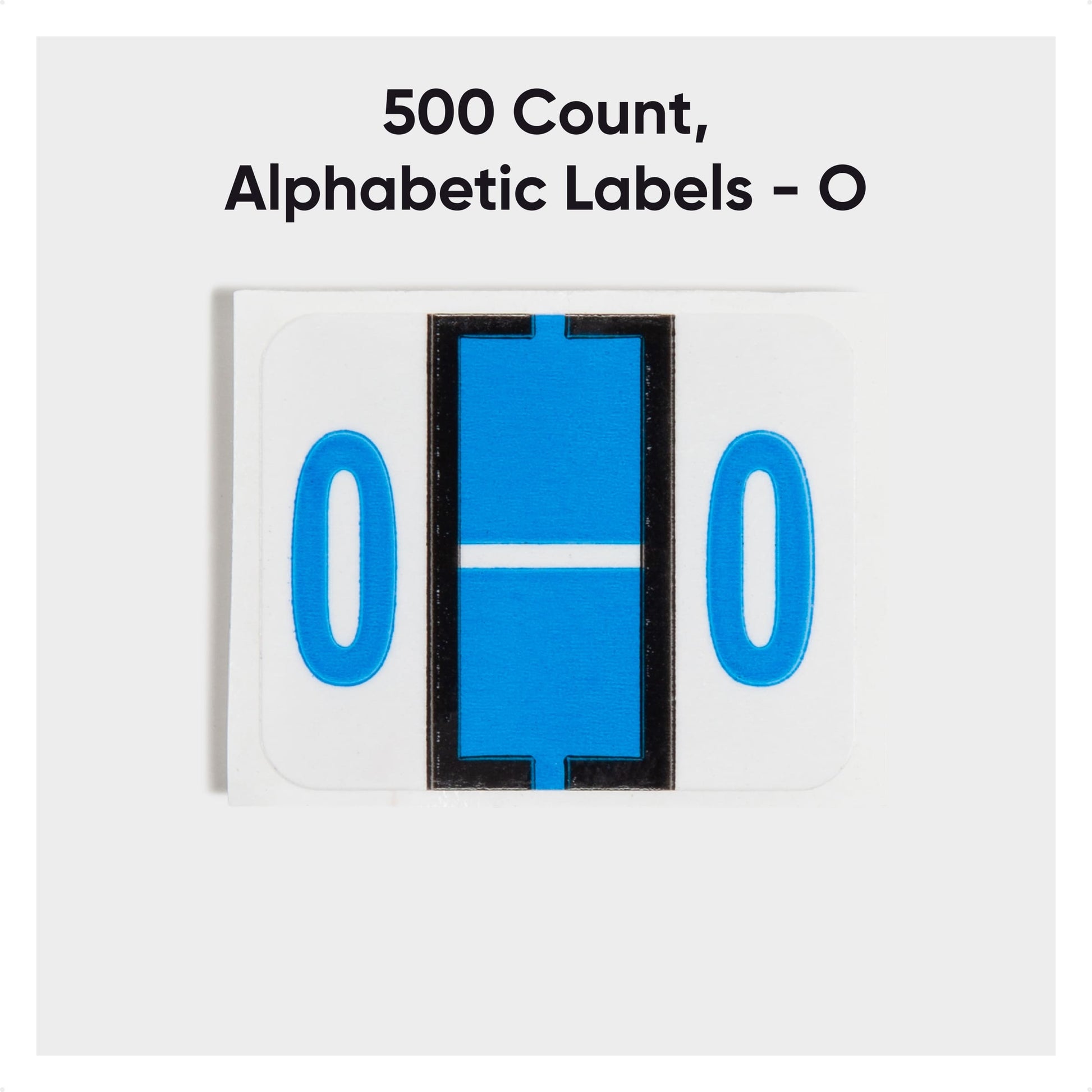 BCCR Bar Style Color-Coded Alphabetic Labels, A-Z Rolls, Blue Color, 1-1/4" X 1" Size, Set of 50, 086486670852