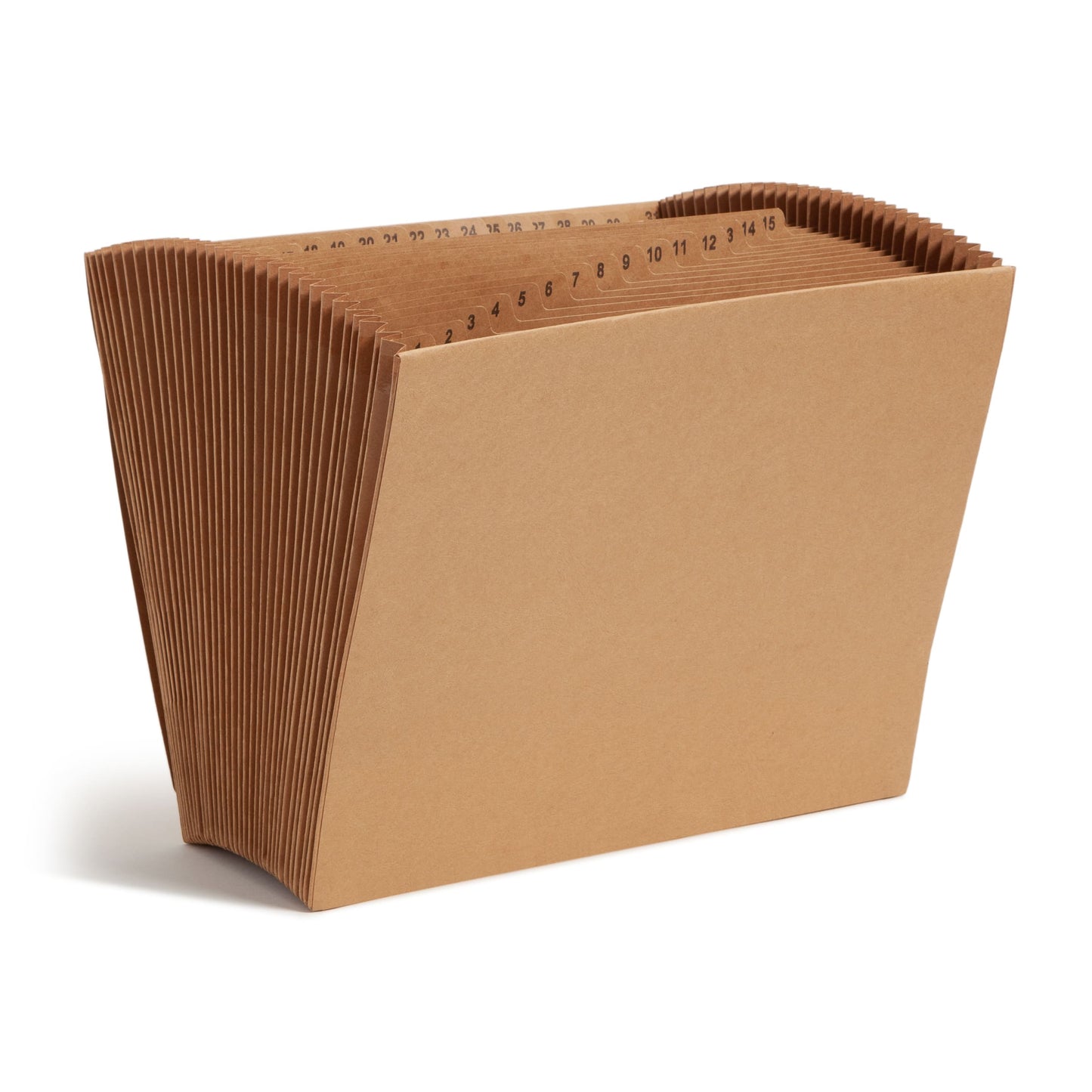 Expanding Files, 31 Pockets, Daily 1-31, Kraft Color, Letter Size, Set of 1, 086486701686