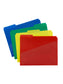 Poly Slash-Pocket File Folders, Assorted Colors Color, Letter Size, Set of 1, 086486105415