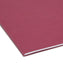 Reinforced Tab File Folders, 1/3-Cut Tab, Maroon Color, Letter Size, Set of 100, 086486130844