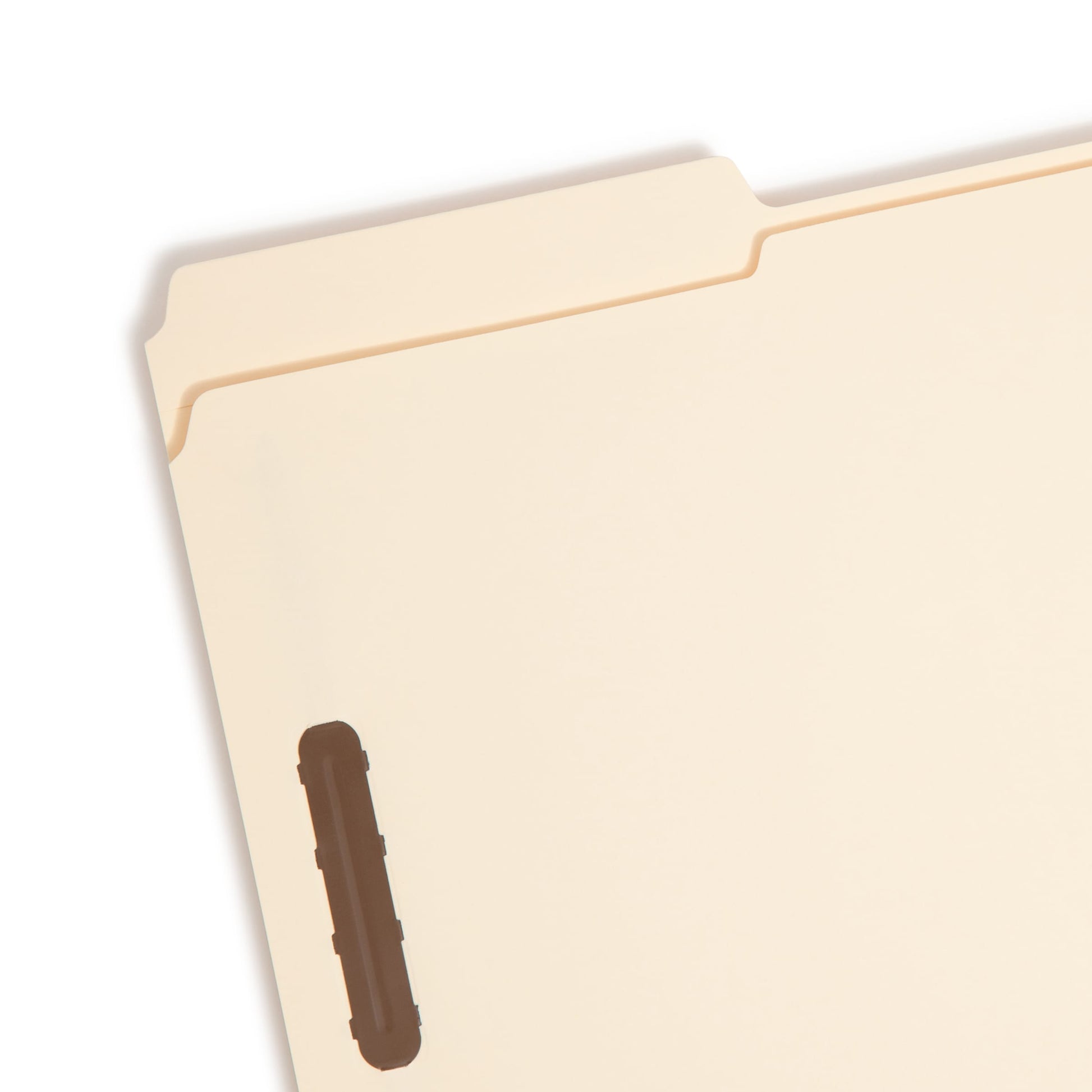 Reinforced Tab Fastener File Folders, 1/3-Cut Tab, 2 Fasteners, Manila Color, Legal Size, Set of 50, 086486195379