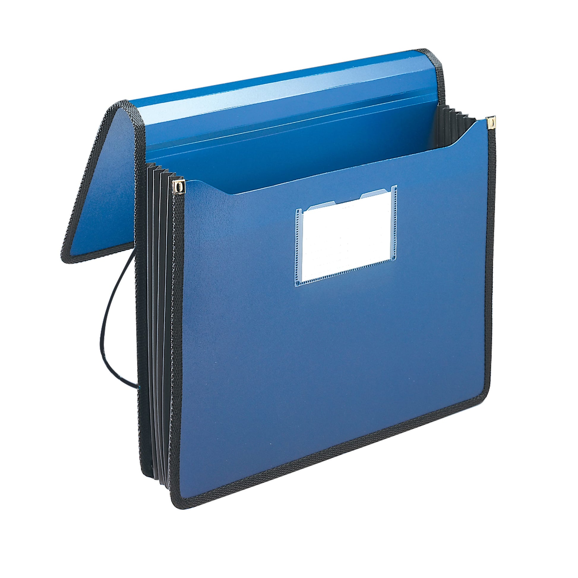 Premium Poly Wallets, 5-1/4-Inch expansion, Navy Color, Letter Size, Set of 1, 086486715034