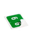 DCCRN Color-Coded Numeric Labels - Rolls, Green Color, 1-1/4" X 1" Size, Set of 1, 086486673464