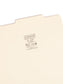 Reinforced Tab File Folders, 2/5-Cut Right of Center Tab, Manila Color, Letter Size, Set of 100, 086486103763