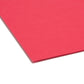Standard File Folders, 1/3-Cut Tab, Red Color, Letter Size, Set of 100, 086486127431