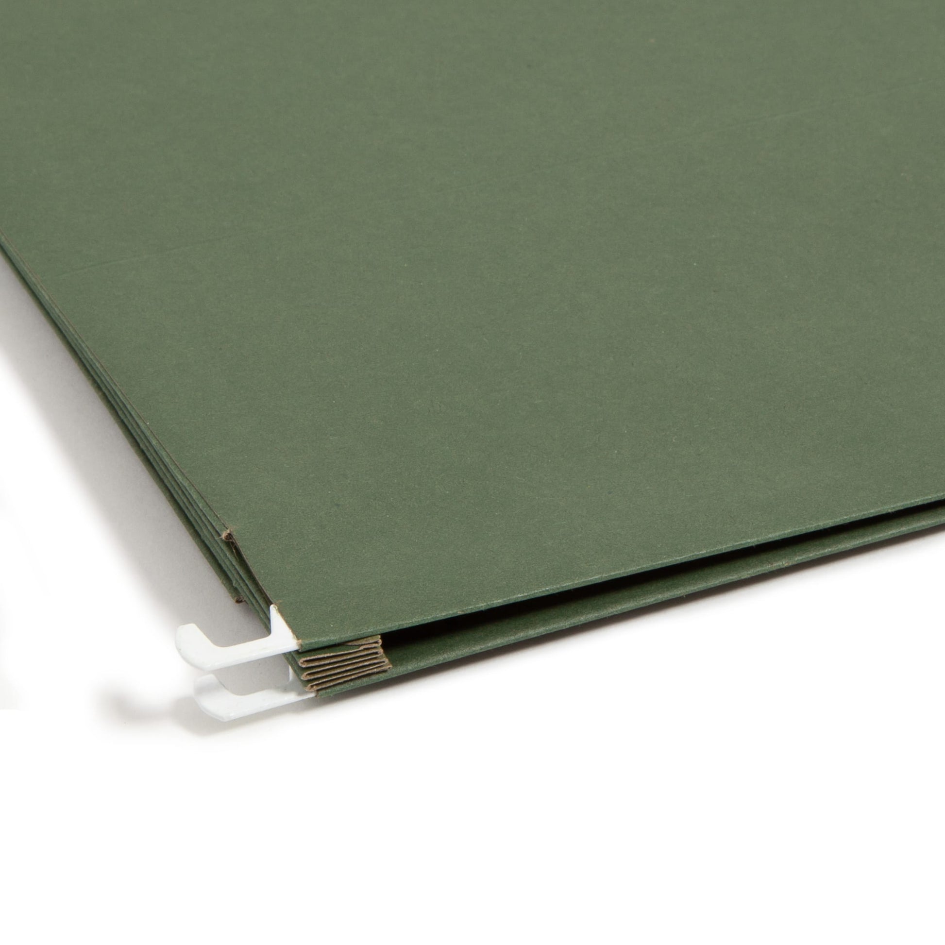Hanging File Pockets, 3.5" Expansion, Standard Green Color, Legal Size, Set of 10, 086486643207