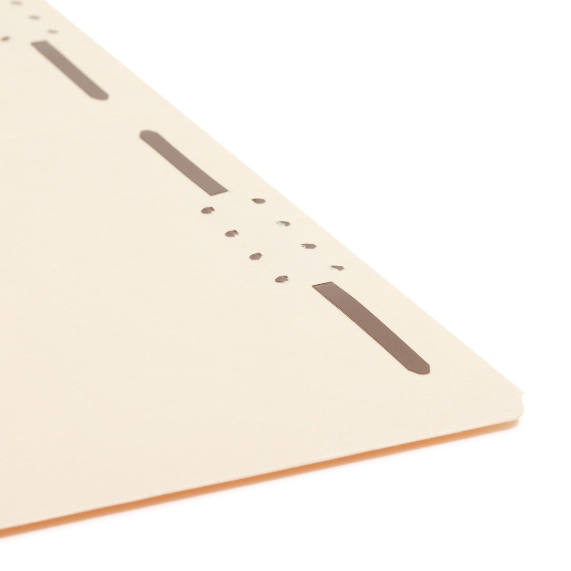 Reinforced Tab Fastener File Folders, Straight-Cut Tab, 2 Fasteners, Manila Color, Legal Size, Set of 50, 086486195133