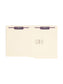 Shelf-Master® Reinforced End Tab Fastener File Folders with Antimicrobial Product Protection, Straight-Cut Tab, 2 Fasteners, Bi-lingual Packaging, Manila Color, Letter Size, Set of 50, 086486341172