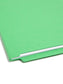 Shelf-Master® Reinforced Tab End Tab File Folders, Straight-Cut Tab, Green Color, Letter Size, Set of 100, 086486251105