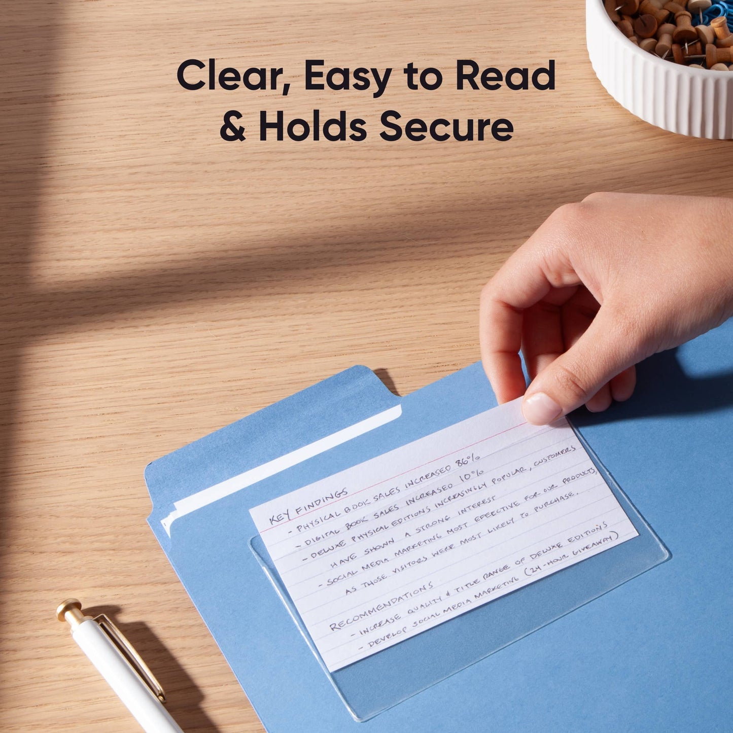 Self-Adhesive Poly Pockets, Clear Color, 5" X 3" Size, Set of 100, 086486681537