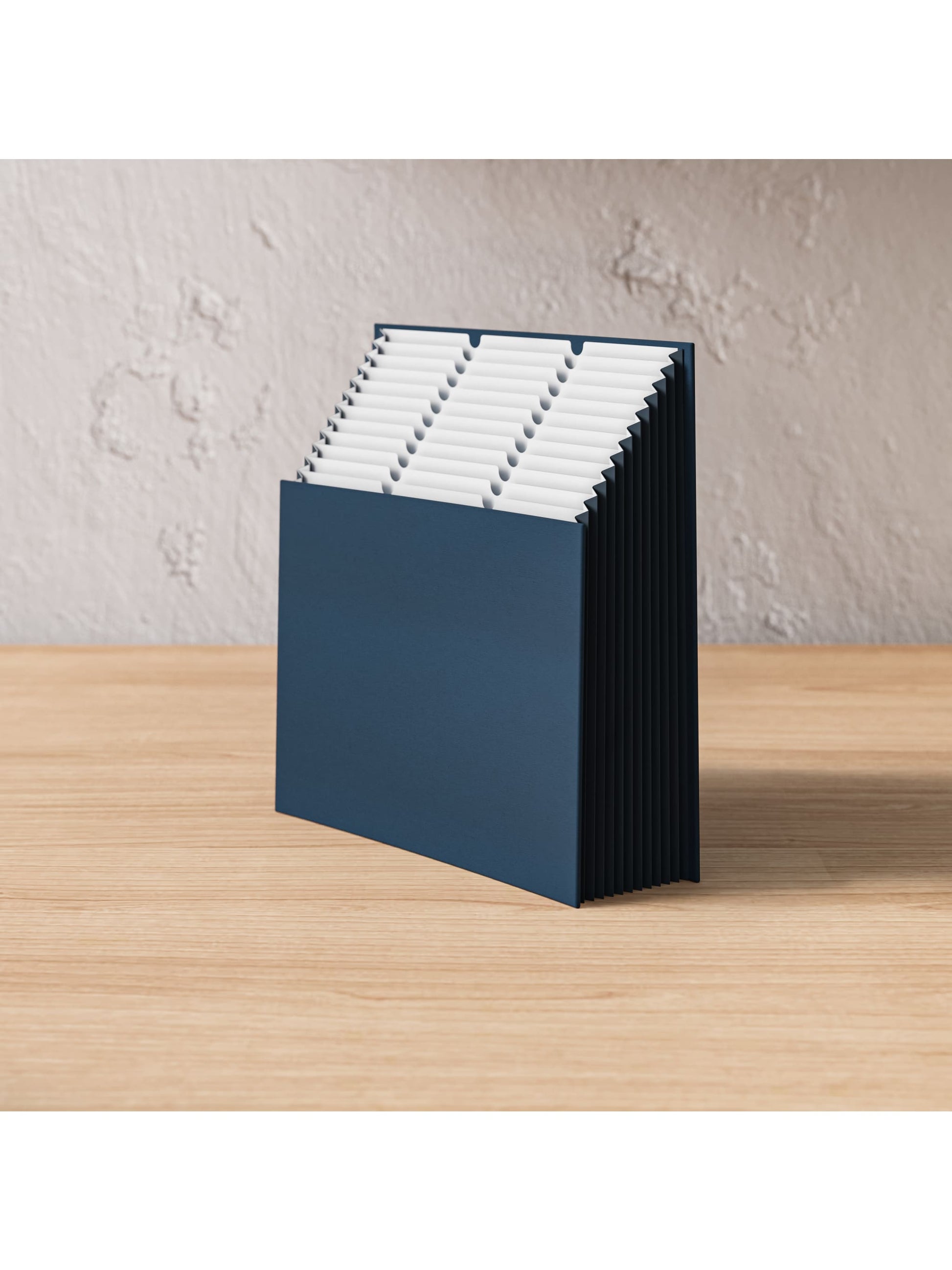 Expanding Stadium® File, 12 Pockets, Navy Color, 13.6" X 12.25" X 1.88" Size, Set of 1, 086486702119