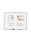 Metal Frame Dry Erase Board, Silver, White, 23" x 17", 2' or Smaller, White, 23" X 17" Size, Set of 1, 812296020705