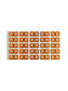ETS Color-Coded Year Labels - Sheets, Brown Color, 1" X 1/2" Size, Set of 250, 086486679251
