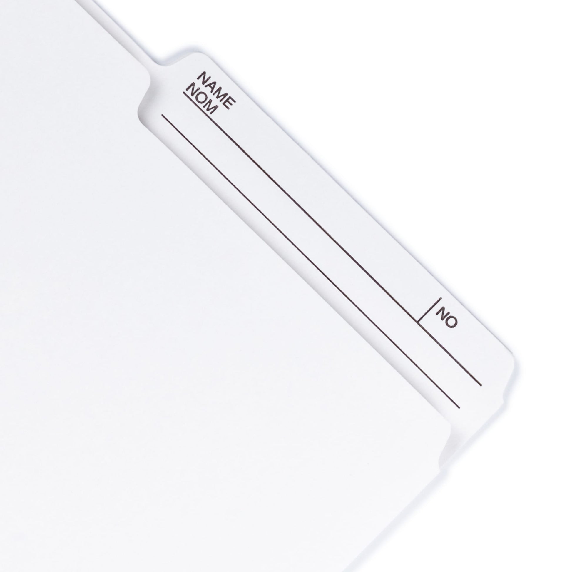 Reversible Printed Tab File Folders, 1/2-Cut Tab, Ivory Color, Letter Size, Set of 100, 086486103480