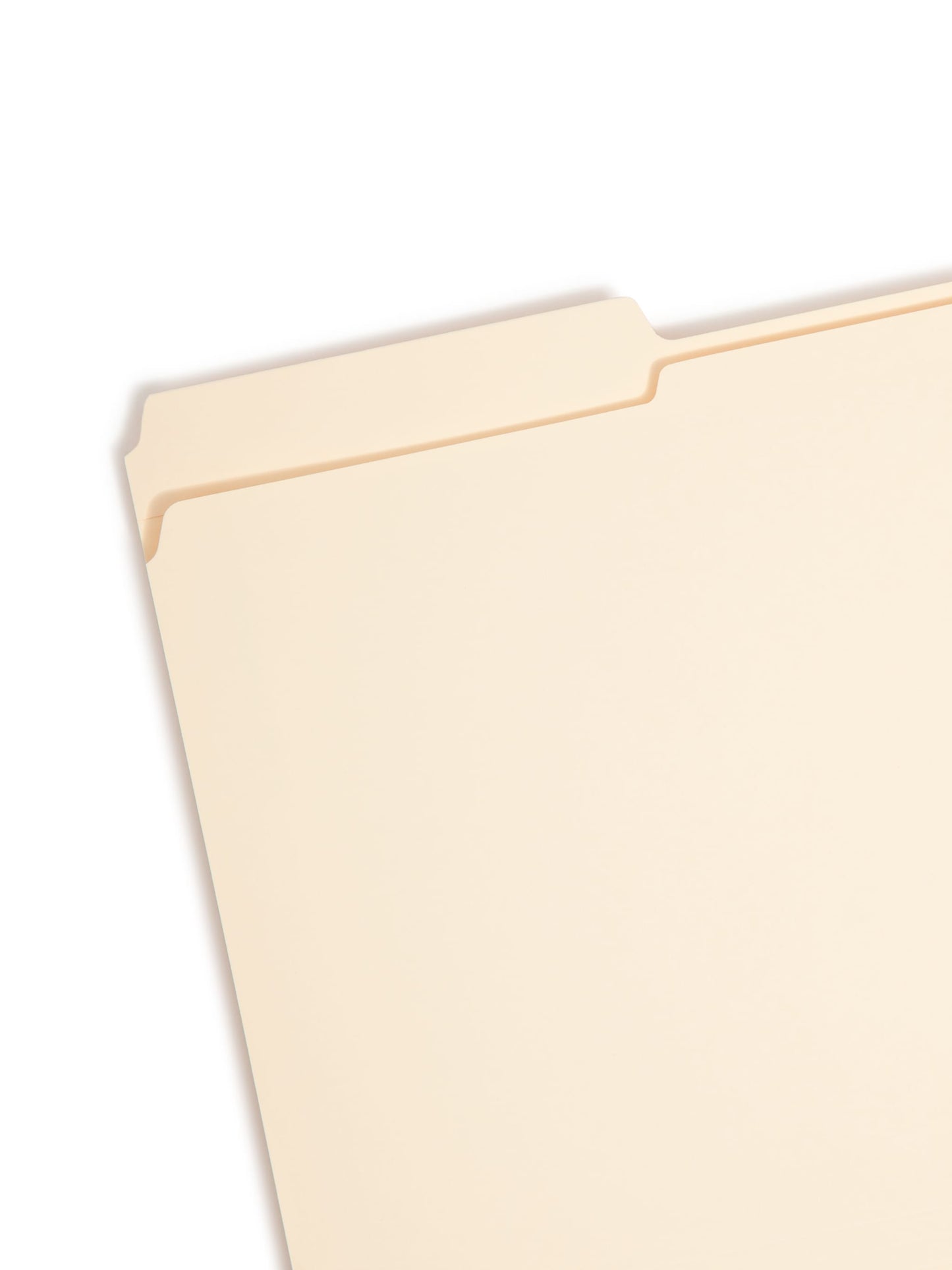 Reinforced Tab Fastener File Folders, 1/3-Cut Tab, 1 Fastener, Manila Color, Legal Size, Set of 50, 086486195348