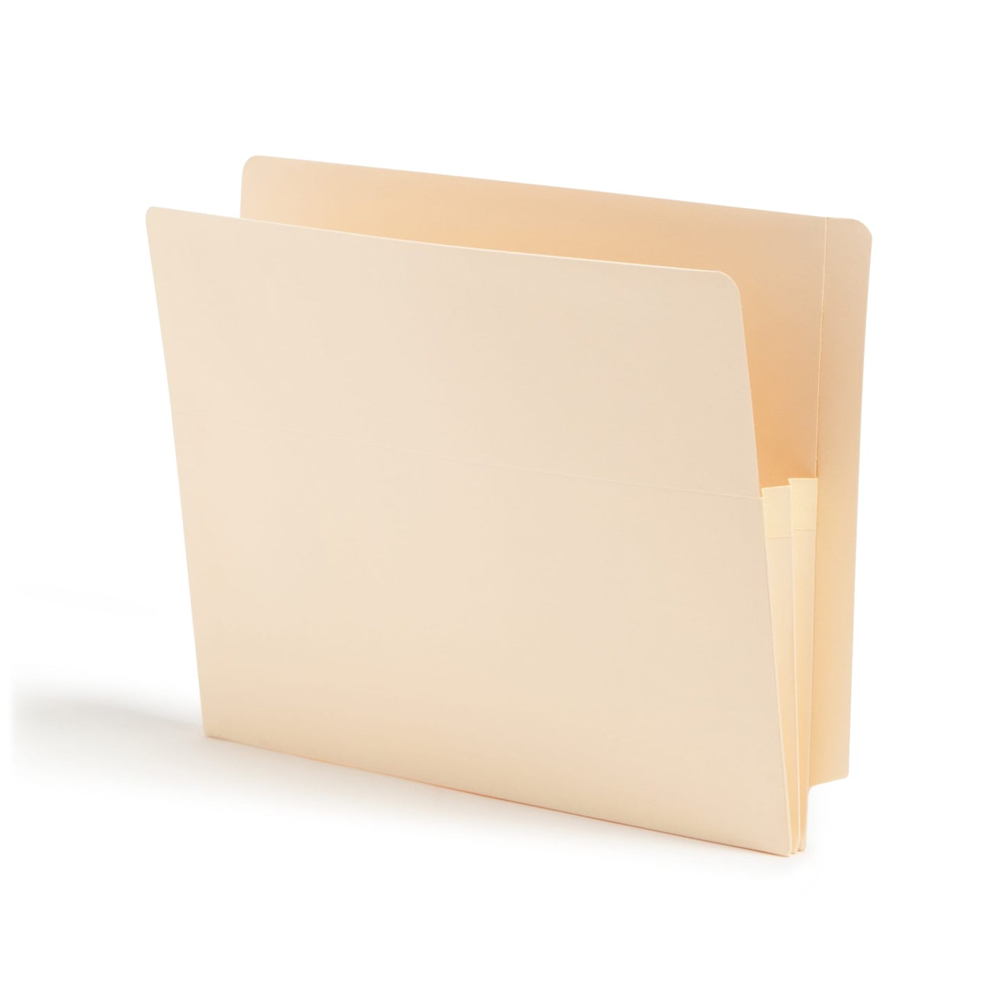 Reinforced End Tab File Pockets, Straight-Cut Tab, 1-3/4 inch Expansion, Manila Color, Letter Size, Set of 25, 30086486751149