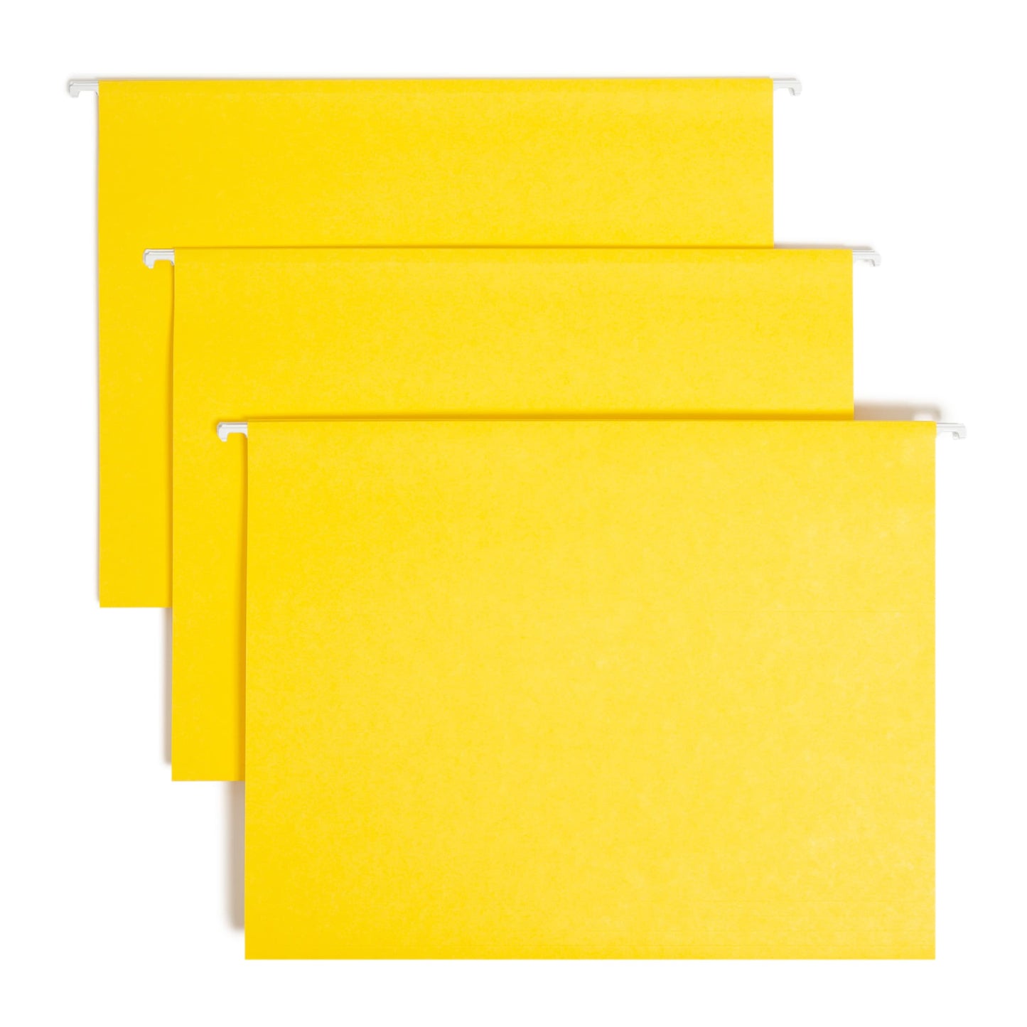 TUFF® Hanging File Folders with Easy Slide® Tabs, Yellow Color, Letter Size, Set of 1, 086486640442