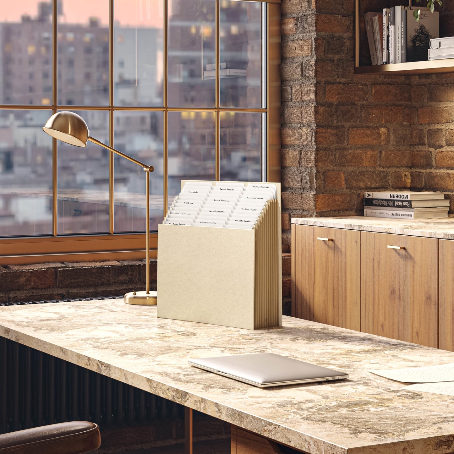 Expanding Stadium® File, 12 Pockets, Beige Color, 13.6" X 12.25" X 1.88" Size, Set of 1, 086486702263