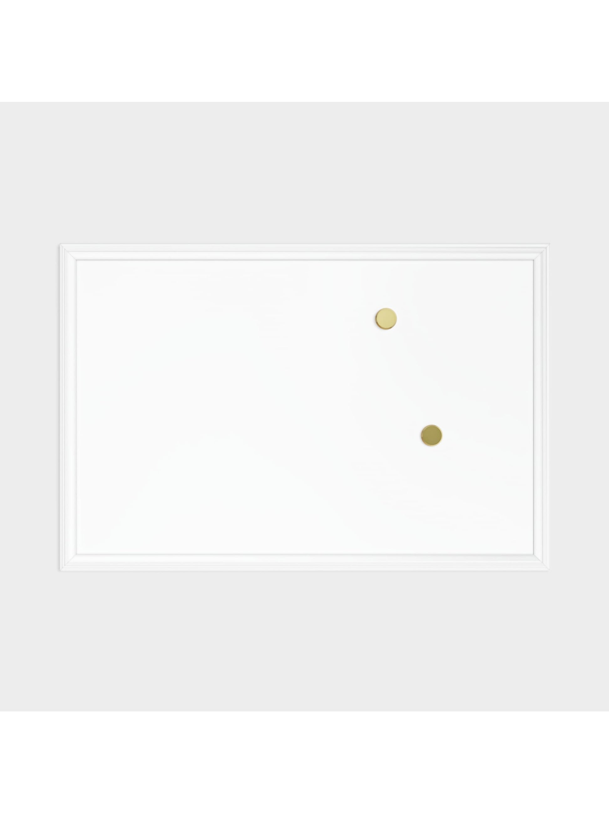 Decor Frame Dry Erase Board, White, White, 30" x 20", 3 x 2, White, 30" X 20" Size, Set of 1, 817894020713