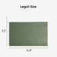 Standard Hanging File Folders with 1/5-Cut Tabs, Standard Green Color, Legal Size, Set of 25, 086486641555