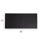 Vegan Leather Desk Pad, Charcoal Color, 36"X17" Size, Set of 1, 086486648288
