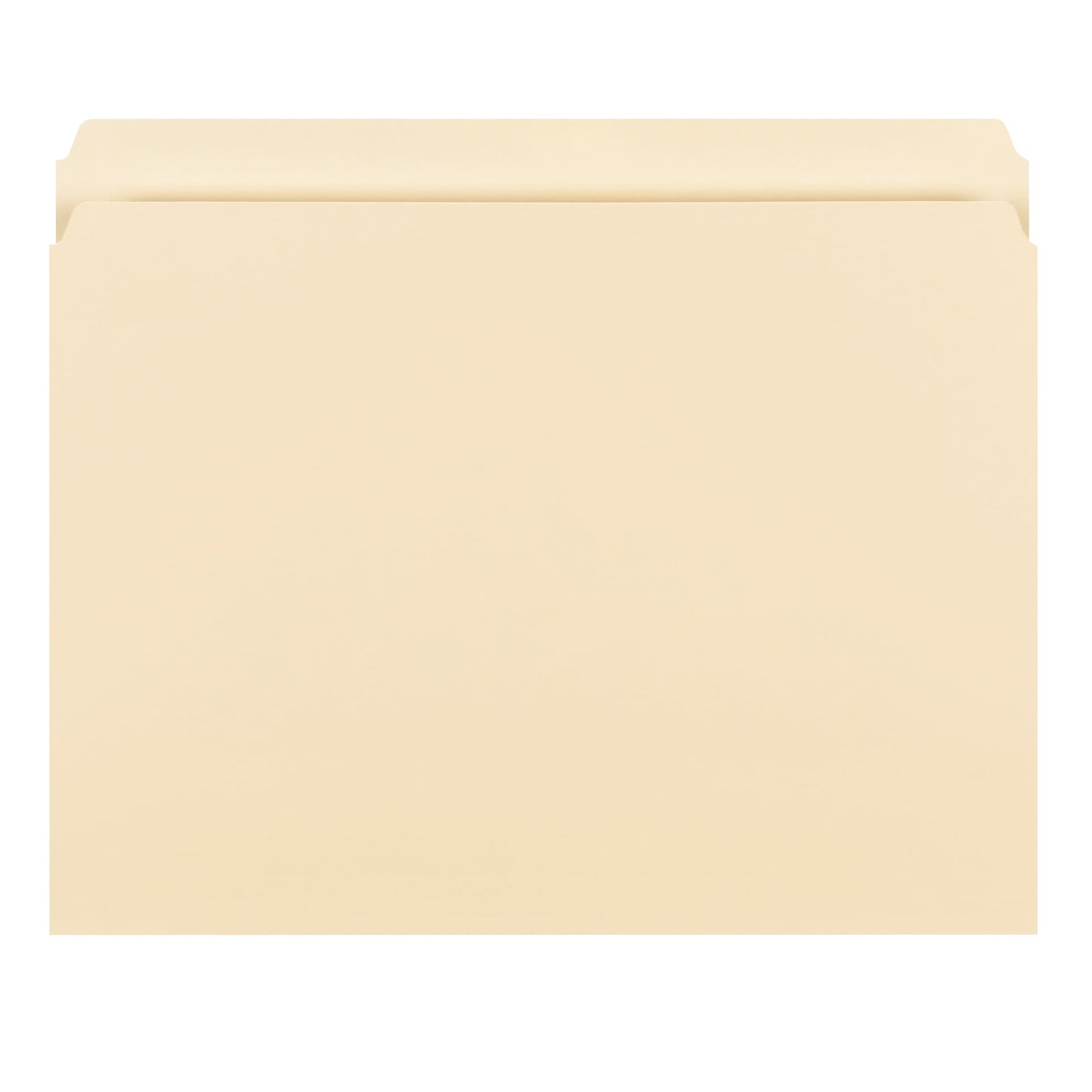 Standard File Folders, Straight-Cut Tab, Manila Color, Letter Size, Set of 100, 086486103008