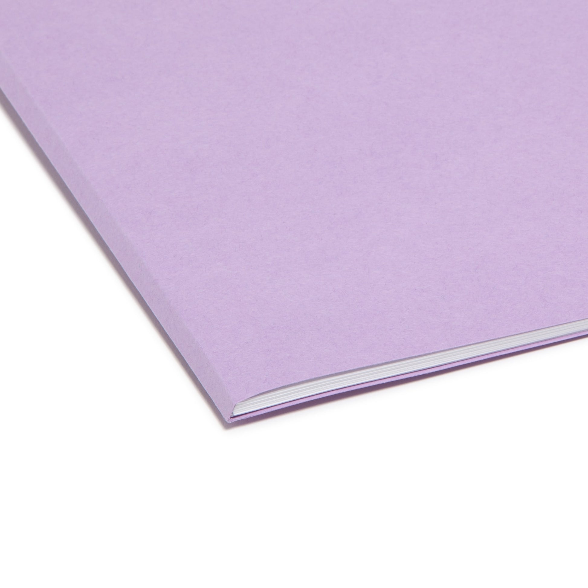 Standard File Folders, Straight-Cut Tab, Lavender Color, Letter Size, Set of 100, 086486109406