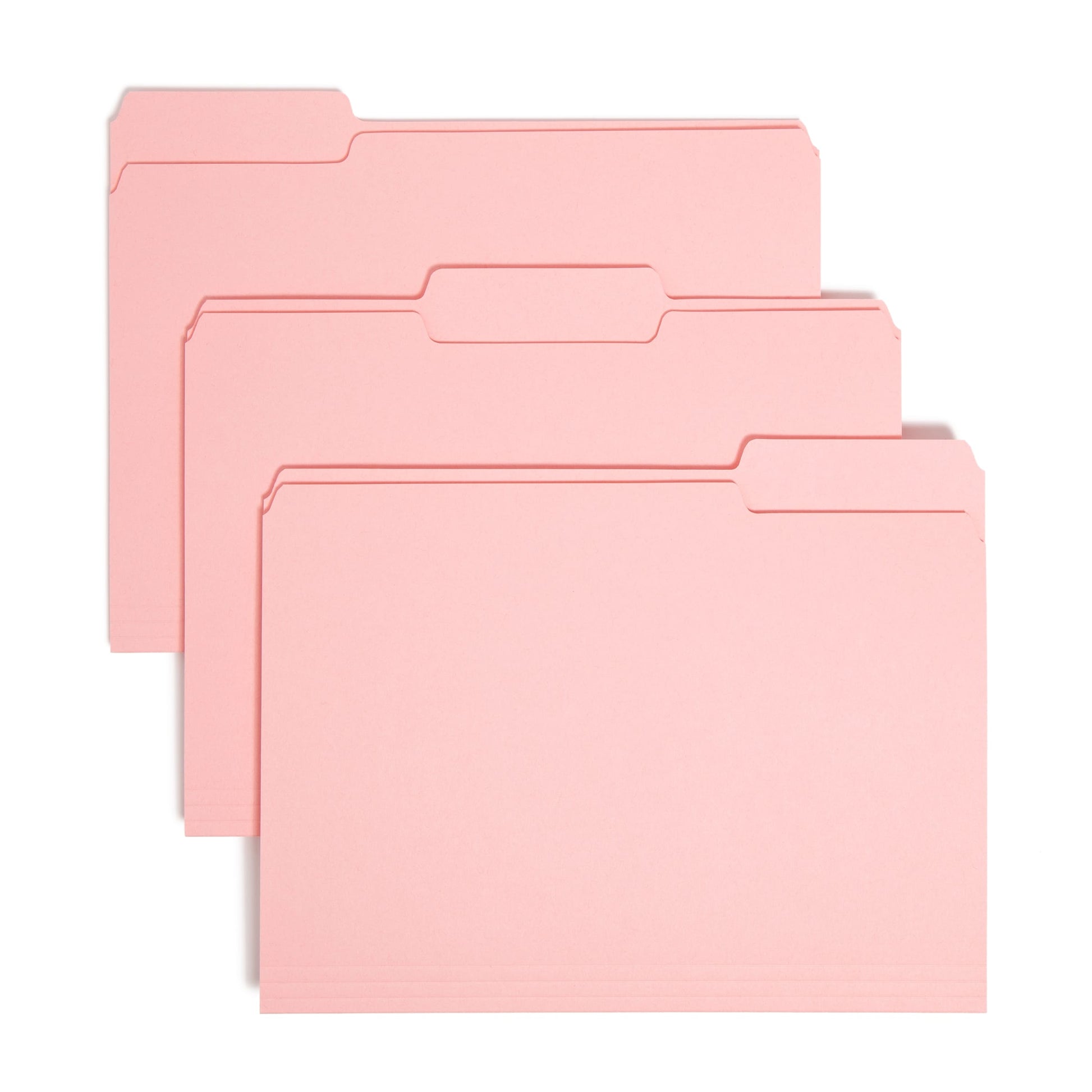 Interior File Folders, Pink Color, Letter Size, Set of 100, 086486102636
