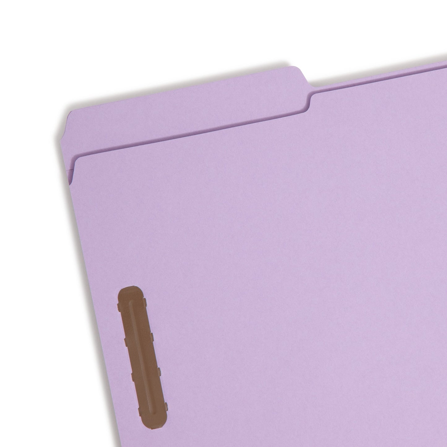 Reinforced Tab Fastener File Folders, 1/3-Cut Tab, 2 Fasteners, Lavender Color, Legal Size, Set of 50, 086486174404