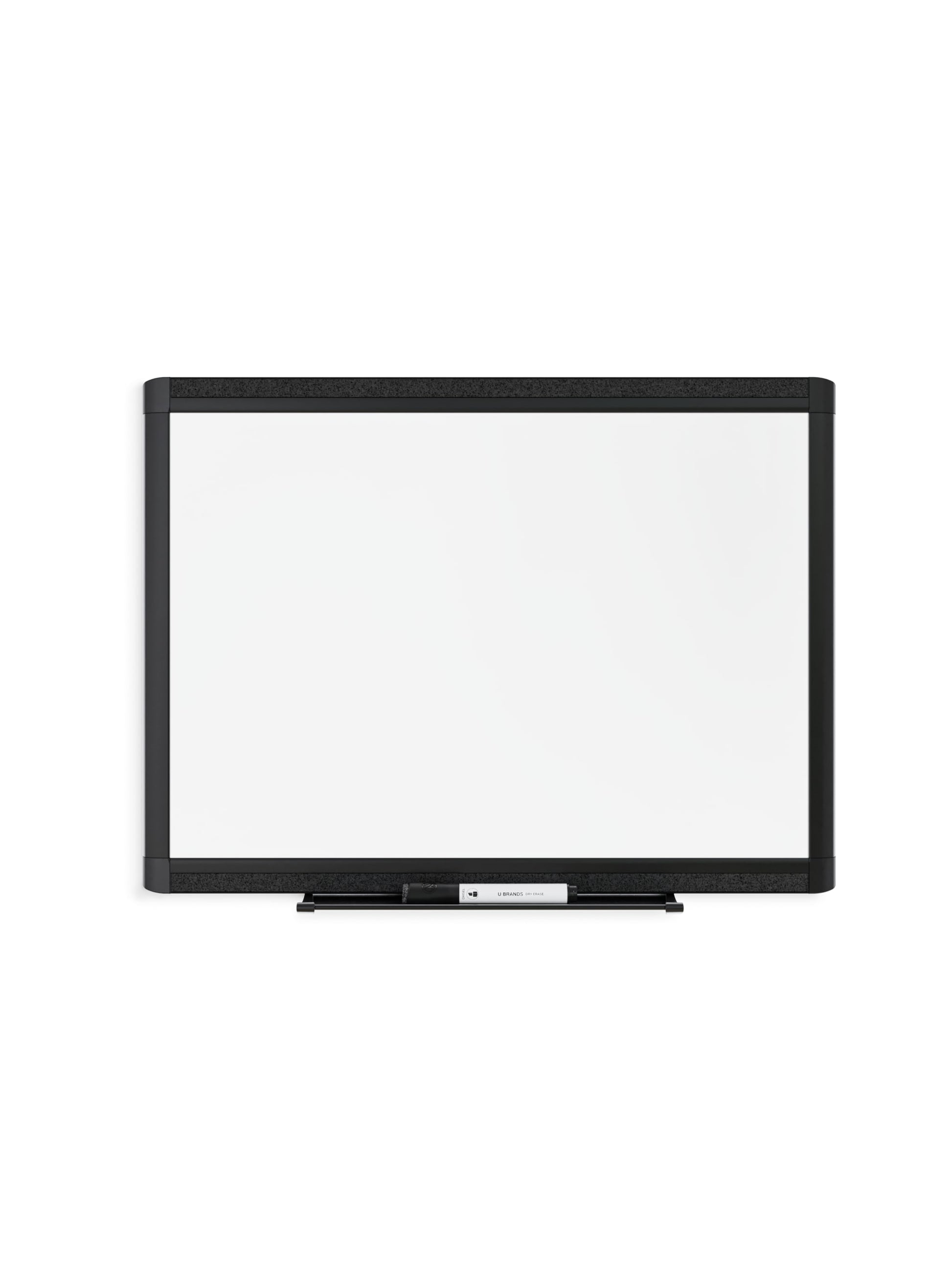 Aluminum PinIt Frame Dry Erase Board, Pinit Frame, Black, White, 23" x 17", 2' or Smaller, White, 23" X 17" Size, Set of 1, 843463130149